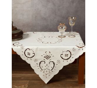 Καρέ κοφτό 3000-1 (90cm x 90cm) Μπέζ 6978000002763 SilkFashion |  Τραπεζομάντηλα στο espiti