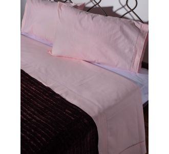 ΧΕΙΡΟΠΟΙΗΤΟ ΣΕΝΤΟΝΙ ΜΕ ΑΖΟΥΡ ΝΧ46 ΤΡΙΩΝ ΤΕΜΑΧΙΩΝ (225CM X 250CM) ΡΟΖ 6978000004530 SilkFashion |  Νυφικά Σεντόνια στο espiti