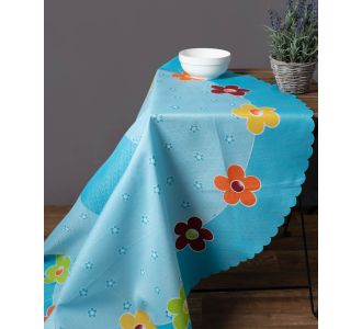 τραπεζομάντηλα 177 ( 150cm ροτόντα) σιέλ 6978000002896 SilkFashion |  Τραπεζομάντηλα στο espiti