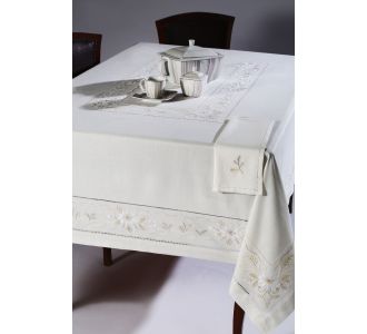 Χειροποίητο τραπεζομάντηλο 1558 (170cm x 220cm) 6978000003032 SilkFashion |  Τραπεζομάντηλα στο espiti