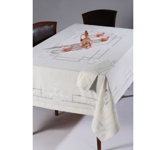 Χειροποίητο τραπεζομάντηλο 11045 (170cm x 220cm) 6978000003043 SilkFashion |  Τραπεζομάντηλα στο espiti