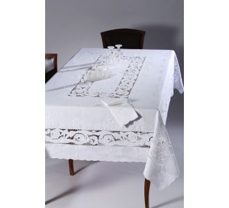 Χειροποίητο τραπεζομάντηλο 9895 (170cm x 220cm) 6978000003153 SilkFashion |  Τραπεζομάντηλα στο espiti