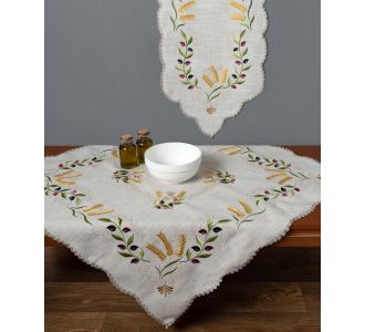 Τραπεζοκαρέ 8014 (135cm x 135cm) Κόκκινο 6978000003525 SilkFashion |  Τραπεζομάντηλα στο espiti