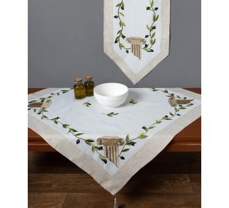 Τραβέρσα 09 (35cm x 75cm) oval 6978000003576 SilkFashion |  Τραπεζομάντηλα στο espiti