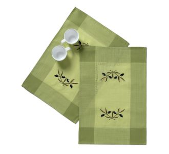 Ντουζίνες (12 τεμάχια) σουπλά bg23a (35cm x 50cm) πράσινο μαύρη ελιά 6978000003638 SilkFashion |  Σουπλά στο espiti