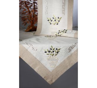 Τραπεζοκαρέ 6161 (135cm x 135cm) 6978000003808 SilkFashion |  Τραπεζομάντηλα στο espiti