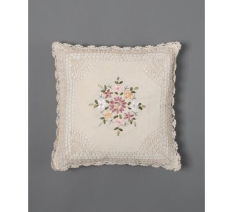 ΜΑΞΙΛΑΡΟΘΗΚΗ (40cm x 40cm) πλεκτό κορδέλα 8 6978000003885 SilkFashion |  Μαξιλάρια διακοσμητικά στο espiti