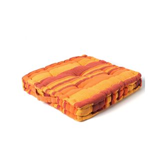 Μαξιλάρι κάθισμα kerala (45cm x 45cm x 8cm) πορτοκαλί 6978000003974 SilkFashion |  Μαξιλάρια Καρέκλας στο espiti