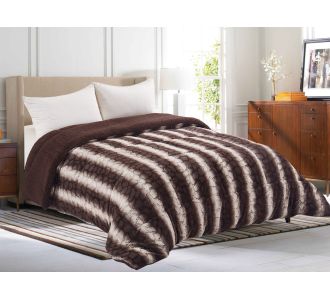 Κουβερτοπάπλωμα animal (220cm x 240cm) ανοιχτό καφέ 5206978073182 SilkFashion |  Κουβερτοπαπλώματα  στο espiti