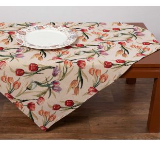 Τραπεζομάντηλο στόφα (160cm x 220cm) tulip 5206978059551 SilkFashion |  Τραπεζομάντηλα στο espiti