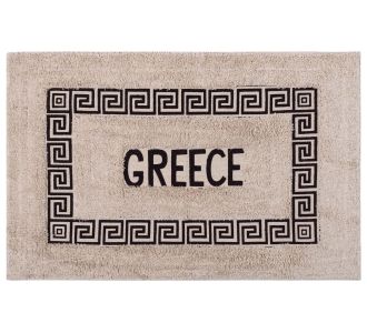 Πατάκι μαίανδρος Greece (50cm x 80cm) καφέ 6978000004060 SilkFashion |  Μπάνιο στο espiti