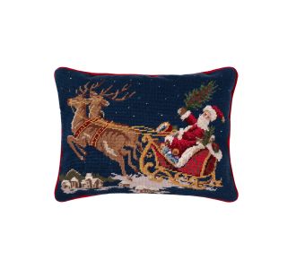 Μαξιλαροθήκη (30cm x 40cm) κομπλέν 6 6978000004081 SilkFashion |  Χριστουγεννιάτικα Μαξιλάρια στο espiti