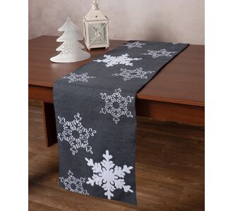 Χριστουγεννιάτικη τραβέρσα NW348 (35cm x 170cm) ανθρακί 5206978156229 Array |  Χριστουγεννιάτικα Τραπεζομάντηλα  στο espiti