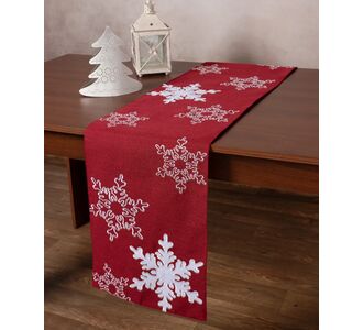 Χριστουγεννιάτικη τραβέρσα NW348 (35cm x 170cm) κόκκινη 5206978156236 Array |  Χριστουγεννιάτικα Τραπεζομάντηλα  στο espiti