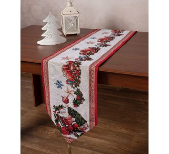 Χριστουγεννιάτικη τραβέρσα στόφα W356 (35cm x 175cm) 5206978156342 SilkFashion |  Χριστουγεννιάτικα Τραπεζομάντηλα  στο espiti