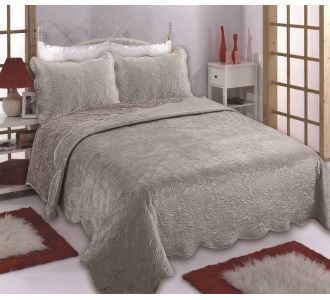 Κουβέρτα βελούδο με sherpa NX2211 (220cm x 240cm + 2x50cm x 70cm) beige 5206978072482 SilkFashion |  Κουβέρτες fleece Υπέρδιπλες στο espiti