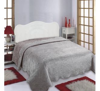 Κουβέρτα βελούδο με sherpa NX2211 (240cm x 260cm) beige 5206978072734 SilkFashion |  Κουβέρτες fleece Υπέρδιπλες στο espiti