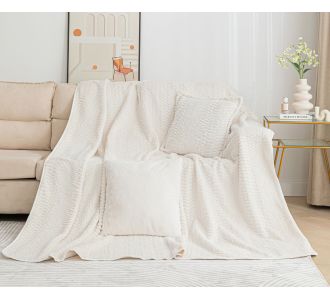 ΡΙΧΤΑΡΙΑ NX201 (180cm x 180cm) IVORY 5206978072307 SilkFashion |  Ριχτάρια στο espiti