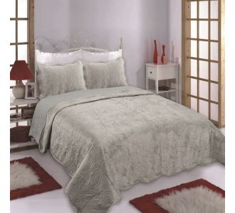 ΚΟΥΒΕΡΛΙ SUPERSOFT NX2212 (220cm x 240cm + 2 x 50cm x 70cm ) BEIGE 5206978072628 SilkFashion |  Κουβερλί Υπέρδιπλα στο espiti