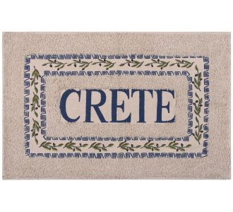 Πατάκι ελιά Κρήτη (40cm x 60cm) μπλέ 6978000004152 SilkFashion |  Πατάκια Μπάνιου στο espiti