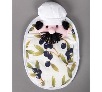 Πιάστρα για το χερούλι του ψυγείου (20cm x 15cm) μάγειρας 6978000004989 SilkFashion |  Ποδιές - Πιάστρες στο espiti