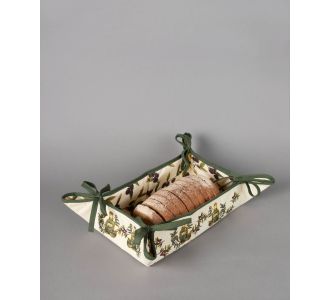 Βαμβακερή ψωμιέρα με στάμπα (33cm x 48cm) μπουκάλι εκρού 6978000004996 SilkFashion |  Σουπλά στο espiti