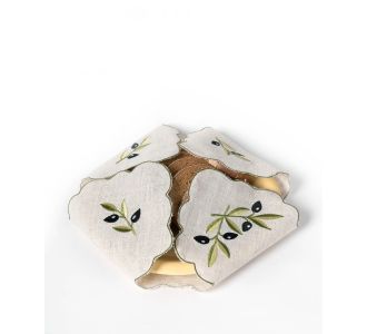 Ψωμιέρα κεντητή σταυρός bg23b (42cm x 42cm) μπέζ 6978000005010 SilkFashion |  Σουπλά στο espiti