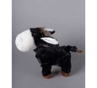 Λούτρινο γαιδουράκι (20cm x 10cm) μαύρο 6978000005031 SilkFashion |  Βρεφικά Διάφορα στο espiti