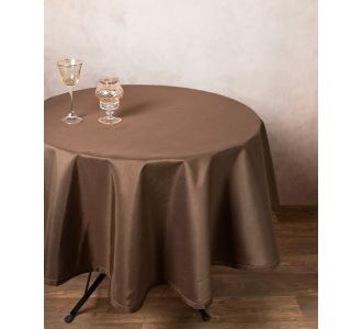 Σατέν ροτόντα 2015 (180cm) καφέ 6978000005057 SilkFashion |  Τραπεζομάντηλα στο espiti