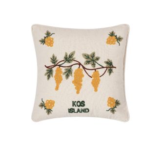 ΜΑΞΙΛΑΡΟΘΗΚΗ (42cm x 42cm) υφαντή κίτρινο σταφύλι ΚΩΣ 5206978119941 SilkFashion |  Μαξιλάρια διακοσμητικά στο espiti