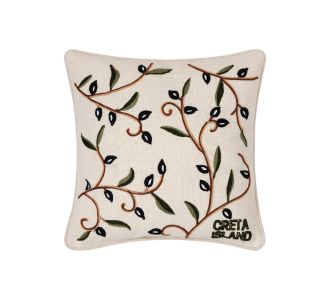 ΜΑΞΙΛΑΡΟΘΗΚΗ (45cm x 45cm) ελιά ΚΡΗΤΗ 5206978119989 SilkFashion |  Μαξιλάρια διακοσμητικά στο espiti