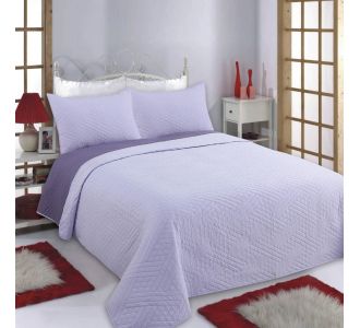 ΚΟΥΒΕΡΛΙ σετ (220cm x 240cm + 2 x 50cm x 70cm) DIAMOND lila/purple 5206978073496 SilkFashion |  Κουβερλί Υπέρδιπλα στο espiti