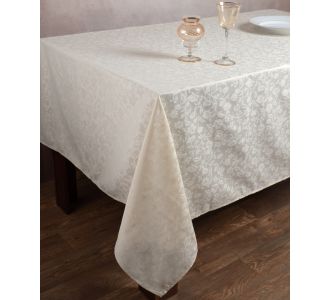 Ζακάρ τραπεζοκαρέ 1010 (135cm x 135cm) μπέζ 6978000004317 SilkFashion |  Τραπεζομάντηλα στο espiti