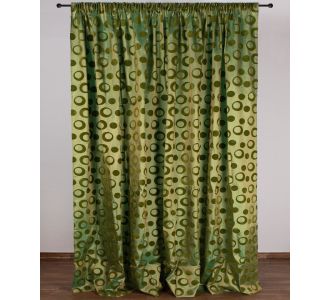 Κουρτίνα 082 (300cm x 275cm) με τρέσα λαχανί 6978000004357 SilkFashion |  Ετοιμες μονοχρωμες κουρτίνες στο espiti