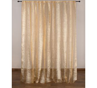 Κουρτίνα 6103 (280cm x 300cm) με τρέσα χρυσή 6978000004361 SilkFashion |  Ετοιμες μονοχρωμες κουρτίνες στο espiti