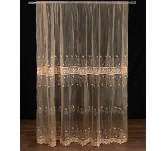 Κουρτίνα MK15 (280cm x 300cm) με τρέσα χρυσή 6978000004369 SilkFashion |  Ετοιμες μονοχρωμες κουρτίνες στο espiti