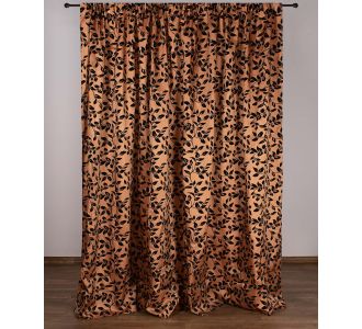 Κουρτίνα 081 (300cm x 275cm) με τρέσα χρυσή 6978000004370 SilkFashion |  Ετοιμες μονοχρωμες κουρτίνες στο espiti