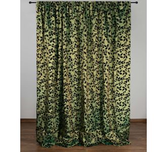 Κουρτίνα 081 (300cm x 275cm) με τρέσα λαχανί 6978000004371 SilkFashion |  Ετοιμες μονοχρωμες κουρτίνες στο espiti