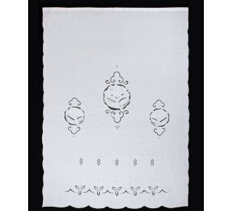 κουρτίνα 907179 (210cm x 300cm) λευκή με τούνελ 6978000004533 SilkFashion |  Ετοιμες κουρτίνες με σχέδιο στο espiti