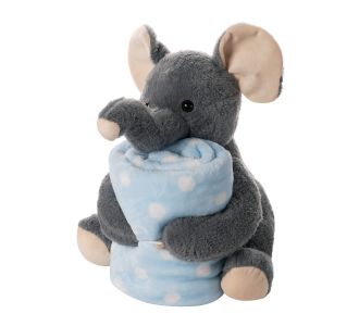 ΒΕΒΕ FLANNEL ΚΟΥΒΕΡΤΑΚΙ (80cm x 120cm) γκρί ελεφαντάκι σιέλ 5206978157134 SilkFashion |  Βρεφικά Διάφορα στο espiti