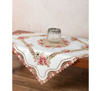 Σατέν κοφτό τραπεζοκαρέ (135cm x 135cm) 993 6978000004785 SilkFashion |  Τραπεζομάντηλα στο espiti