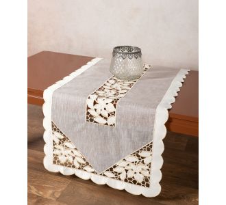 Σατέν κοφτή τραβέρσα (50cm x 150cm) 8024a 6978000004797 SilkFashion |  Τραπεζομάντηλα στο espiti