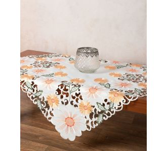 Σατέν κοφτό καρέ (85cm x 85cm) 291 πορτοκαλί 6978000004811 SilkFashion |  Τραπεζομάντηλα στο espiti