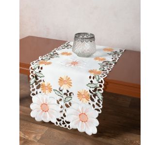 Σατέν κοφτή τραβέρσα (40cmcm x 170cm) 291 πορτοκαλί 6978000004815 SilkFashion |  Τραπεζομάντηλα στο espiti