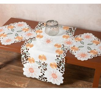 Σατέν κοφτό σεμέν (40cm x 110cm 2 x 40cm x 40cm) 291 πορτοκαλί 6978000004830 SilkFashion |  Τραπεζομάντηλα στο espiti