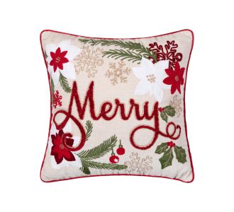 Χριστουγεννιάτικη μαξιλαροθήκη HP52216R (45cm x 45cm) ivory 5206978118739 SilkFashion |  Χριστουγεννιάτικα Μαξιλάρια στο espiti
