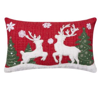 Χριστουγεννιάτικη μαξιλαροθήκη HP52157M (35cm x 60cm) κόκκινη 5206978118708 SilkFashion |  Χριστουγεννιάτικα Μαξιλάρια στο espiti