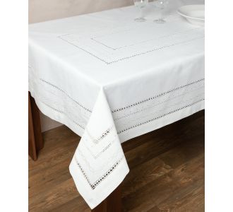 Τραπεζομάντηλο 602 (175cm x 265cm) λευκό 6978000004909 SilkFashion |  Τραπεζομάντηλα στο espiti