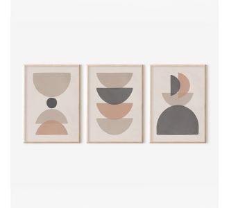 Πίνακας Derda pakoworld τρίπτυχος με ψηφιακή εκτύπωση και πλαίσιο 33x1.5x48εκ |  Πίνακες στο espiti