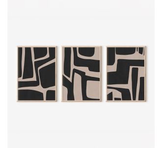 Πίνακας Jelenta  pakoworld τρίπτυχος με ψηφιακή εκτύπωση και πλαίσιο 33x1.5x48εκ |  Πίνακες στο espiti